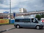 Бесплатный автобус Genser в пункт аренды автомобилей АрендаАвто-пдл на ул.Добролюбова