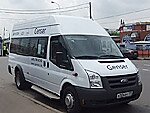 Бесплатный автобус Genser в пункт аренды автомобилей АрендаАвто-пдл на Новорязанском шоссе